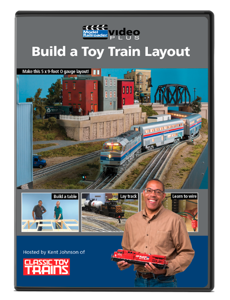 Model Railroader Video Plus 15348 Build a Toy Train Layout DVD