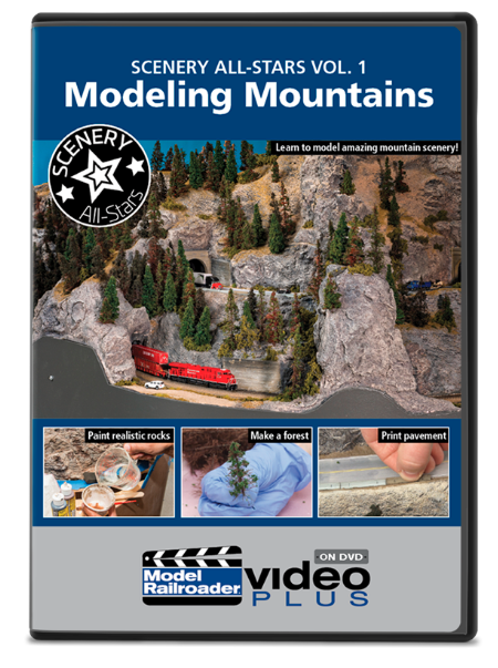 Kalmbach Publishing Company 15349 Scenery All-Stars Vol. 1: Modeling Mountains DVD