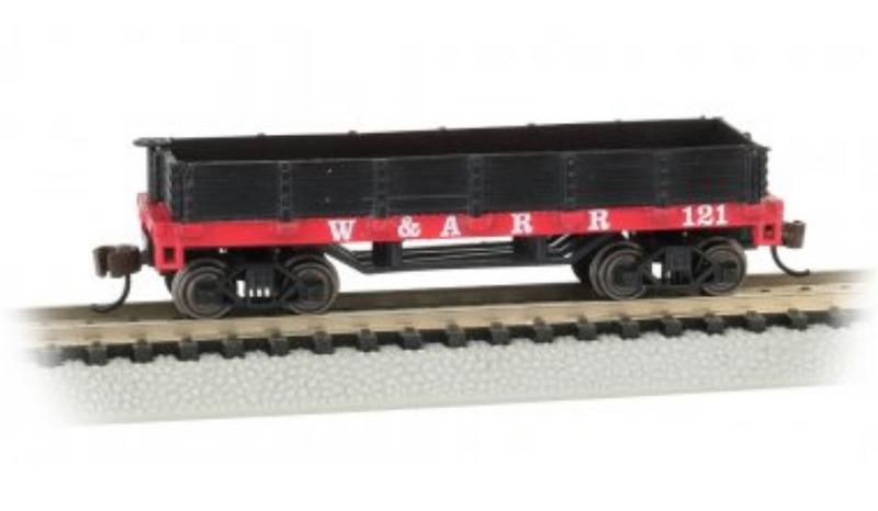 Bachmann 15451 Old-Time Gondola-Western & Atlantic, N Scale