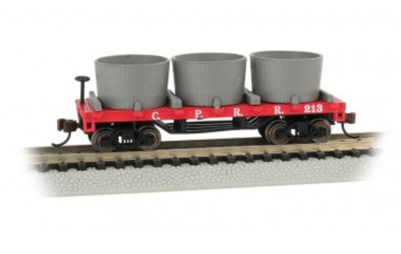 Bachmann 15552 Old-Time Water Tank Car-Central Pacific, N Scale