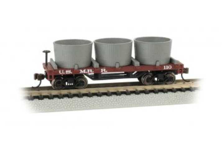 Bachmann 15554 N Old time-Water Tank - Car US Military, N Scale