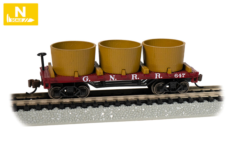 Bachmann 15555 OLD TIME WATER TANK CAR - GREAT NORTHERN, N