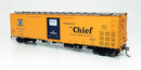 Rapido 156004 Santa Fe RR-56 Mechanical Reefer: Chief Slogan - 4-Pack Car Numbers: