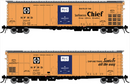 Rapido 156009 Santa Fe RR-61 Mechanical Reefer: San Francisco Chief Slogan - 4-Pack Car Numbers: