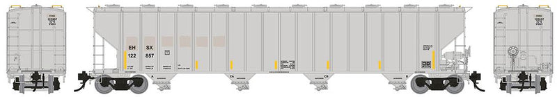 Rapido 157009 Procor 5820 Covered Hopper: EHSX (Essex Hybrid): 3-Pack Car numbers: 122857, 123034, 123054, HO