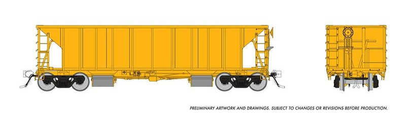 Rapido 158098 HO NSC Ballast Car: Yellow, Unlettered - Single Car