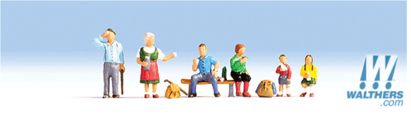 Noch Gmbh & Co 528-15872 Hikers -- Set