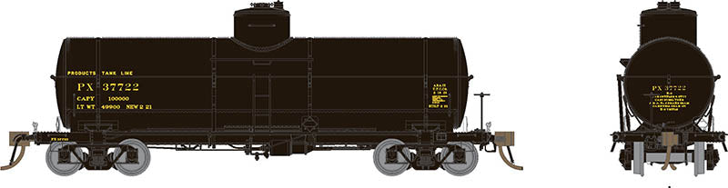 Rapido 159004 HO Union X-3 Tankcar: Products Tank Car: 6-Pack