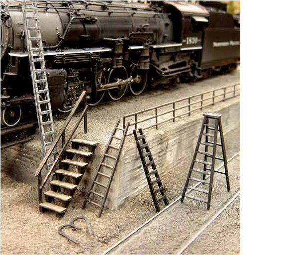 Central Valley Models 1602 STEPS & LADDERS, HO Scale
