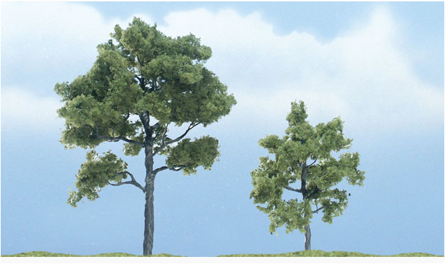 Woodland Scenics 1607 Ready Made Locust Tree 1 3/4' 3' (2pk)