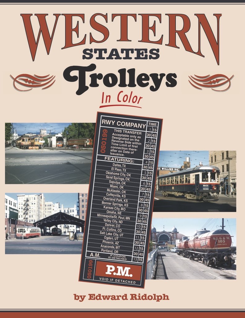 Morning Sun Books 1627 Western States Trolleys In Color