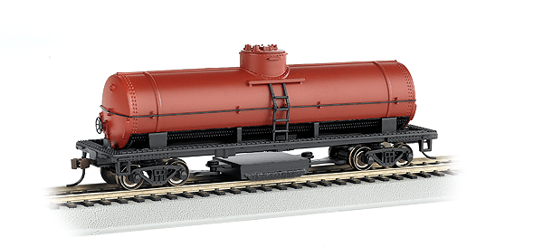 Bachmann 16303 Track Cleaning Tank Car, Unlettered- Oxide Red, HO