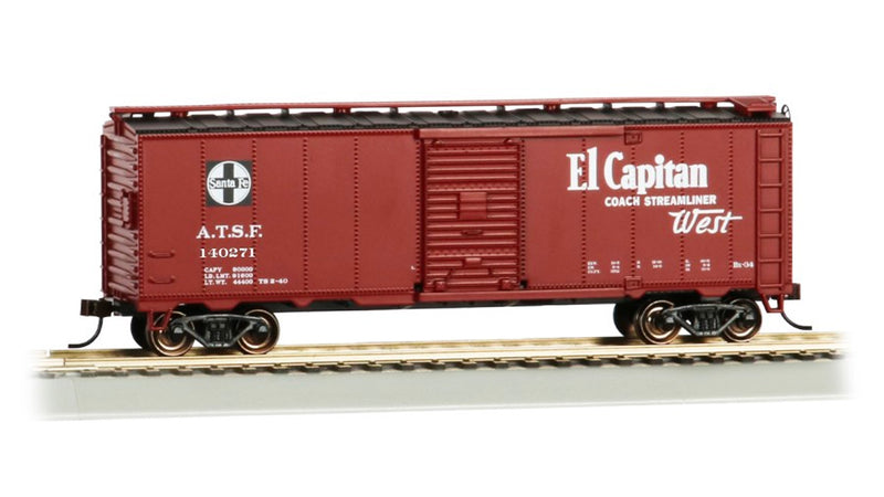 Bachmann 16506 SANTA FE MAP BOXCAR - EL CAPITAN