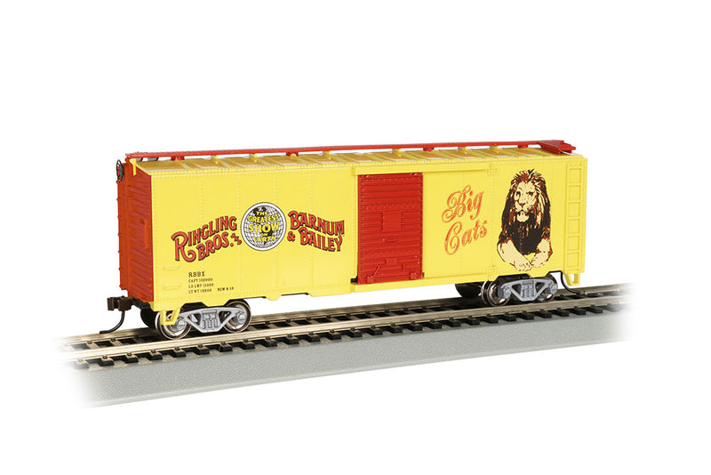 Bachmann 16612 Ringling Bros. & Barnum & Bailey - Lion Box Car, HO Scale