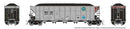 PREORDER Rapido 169043 HO AutoFlood III Rapid Discharge Coal Hopper 6-Pack - Ready to Run -- BNSF Railway Set