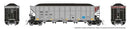 PREORDER Rapido 169054 HO AutoFlood III Rapid Discharge Coal Hopper w/Load 6-Pack - Ready to Run -- First Union Rail NDYX Set