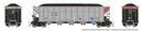 PREORDER Rapido 169057 HO AutoFlood III Rapid Discharge Coal Hopper w/Load 6-Pack - Ready to Run -- Tennesee Valley Authority TVAX Set