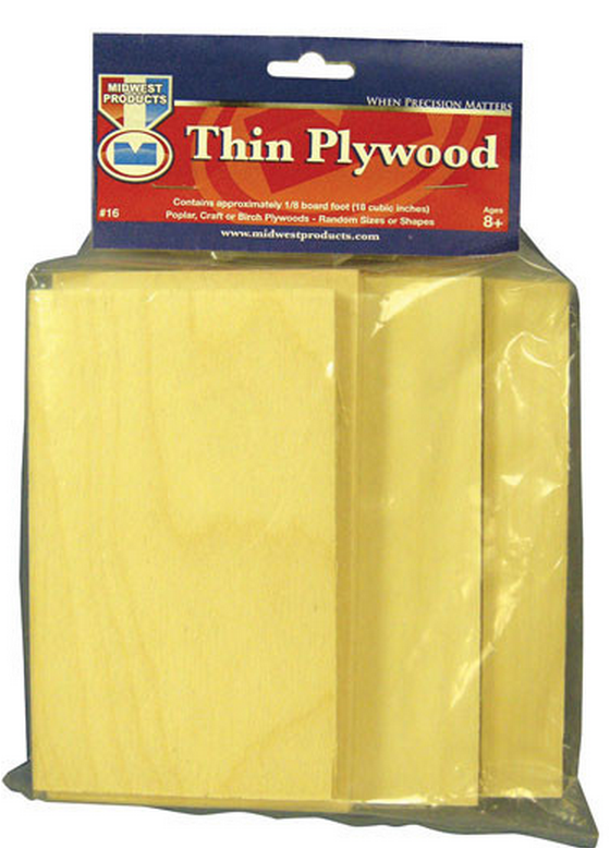 Midwest Products co 16 THIN PLYWOOD ECONOMY BAG
