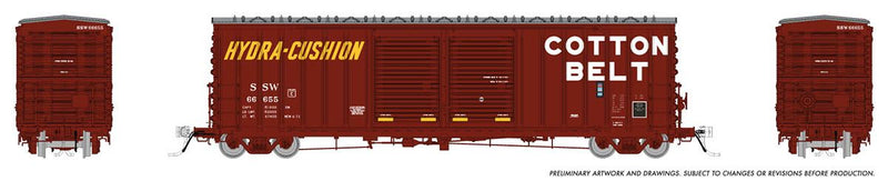 Rapido 170002 HO PCF B70 Boxcar: SSW/Cotton Belt: 6-Pack