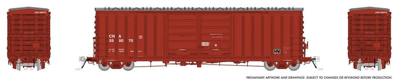 Rapido 170008A HO PCF B70 Boxcar: Canadian National: Single Car