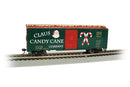 Bachmann 17007 Claus Candy Cane Co. - 40' Box Car  - HO Scale