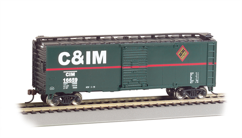 Bachmann 17025 40' BOXCAR Chicago & Illinois Midland, HO