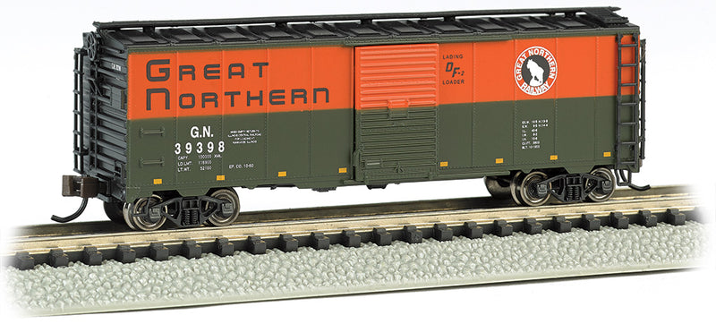 Bachmann 17059 GREAT NORTHERN - AAR 40' STEEL BOX CAR N, N Scale