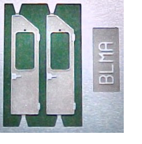 BLMA Models 17 EMD Spartan Cab Doors (2), N Scale