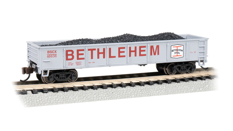 Bachmann 17256 40' GONDOLA - BETHLEHEM STEEL