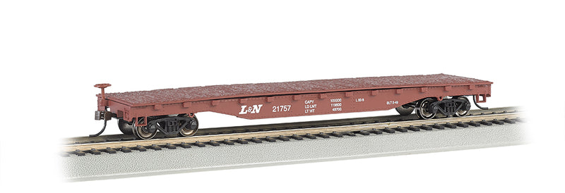 Bachmann 17315 Louisville & Nashville - 52' Flat Car, HO Scale