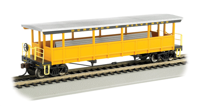 Bachmann 17432 Durango & Silverton - Open-Sided Excursion Car, HO Scale