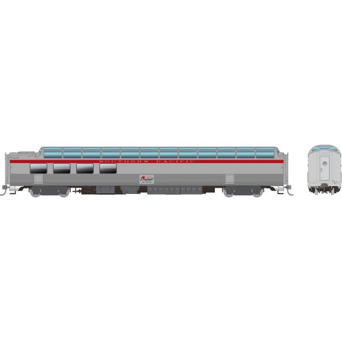PREORDER Rapido 175007 HO SP Dome-Lounge w/Fluted Sides: SP - General Service: