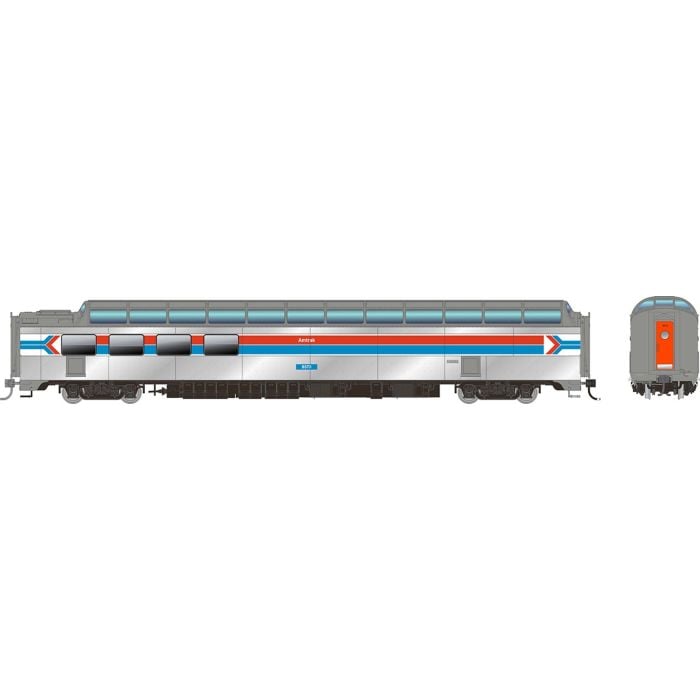 PREORDER Rapido 175013 HO SP Dome-Lounge w/Flat Sides: Amtrak - Phase 1: