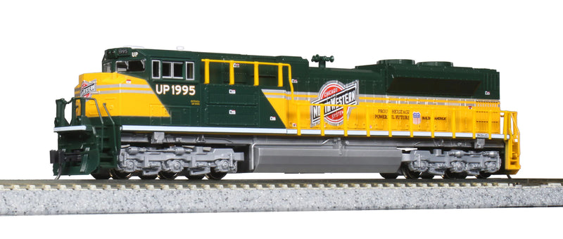 Kato USA 176-8407-DCC EMD SD70ACe - Union Pacific (C&NW Heritage) w/ Digitrax DCC Installed,