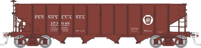 Rapido 178002A HO Class H21A 4-Bay Hopper - Ready to Run -- Pennsylvania Railroad  (Tuscan, Circle Keystone)