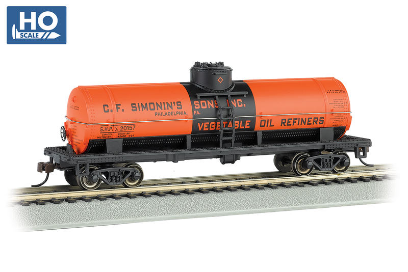 Bachmann 17803 40' SINGLE-DOME TANK CAR - C.F. SIMONIN'S SONS, INC.