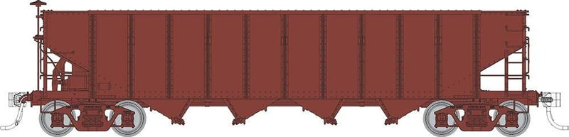 PREORDER Rapido 178099 HO Class H21A 4-Bay Hopper - Ready to Run -- Painted, Unlettered (Tuscan)