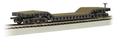 Bachmann 18349 52' Center-Depressed Flat Car - with No Load, HO Scale