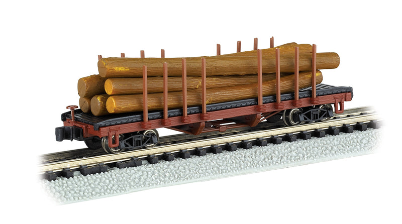 Bachmann 18352 ACF 40' Log Car 1935 - 1960 version - N Scale