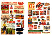 JL Innovative Design 183 Farm Implement/Feed & Seed Posters 1940's and 1950's, HO Scale