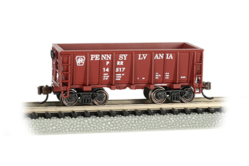 Bachmann 18654 Pennsylvania - Tuscan Red Ore Car - N Scale