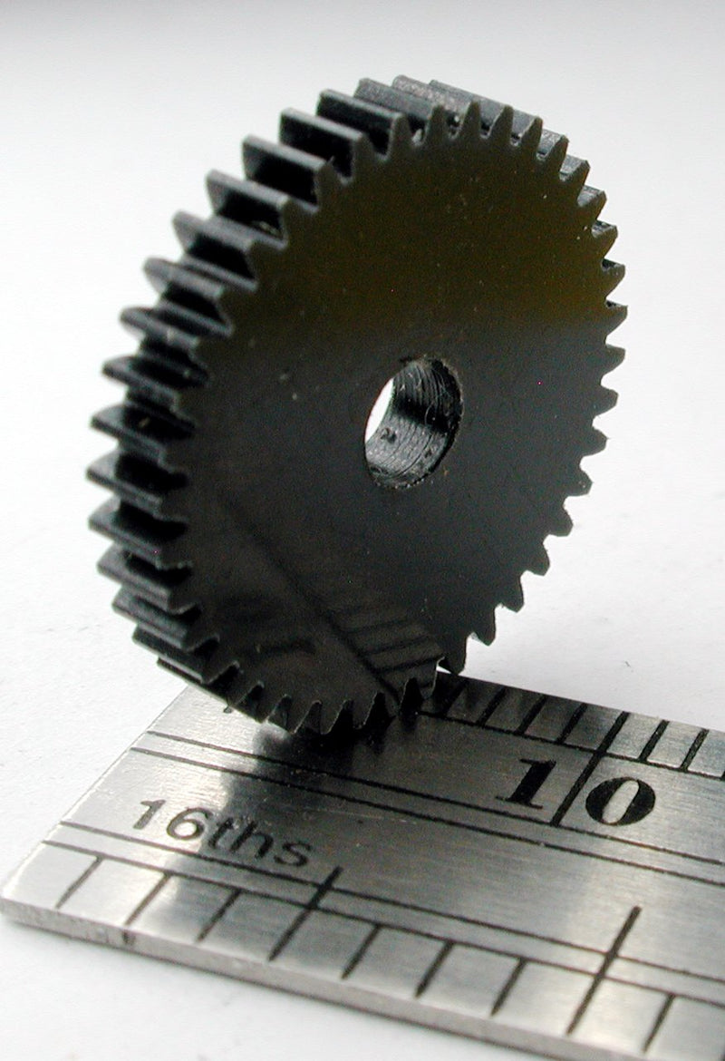 Northwest Short Line 18740-6 Spur Gear - Delrin(R) 3.00mm Bore (.118") -- 40 Teeth, 0.583 Outside Diameter, All Scales