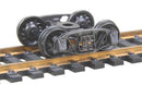 Kadee KAD509 1898 Andrews Fully Sprung Metal Trucks -- Code 110 (.110") 33" Ribbed-Back RP-25 Wheels - 1 Pair, HO Scale
