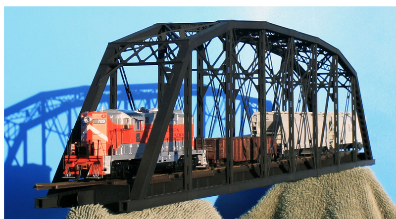 Central Valley Models 1901 Heavy-Duty HO 200 ft 1 track Truss Bridge Kit, HO Scale