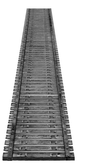 Central Valley Models 19032 72'LONG TIE SECTION, HO Scale