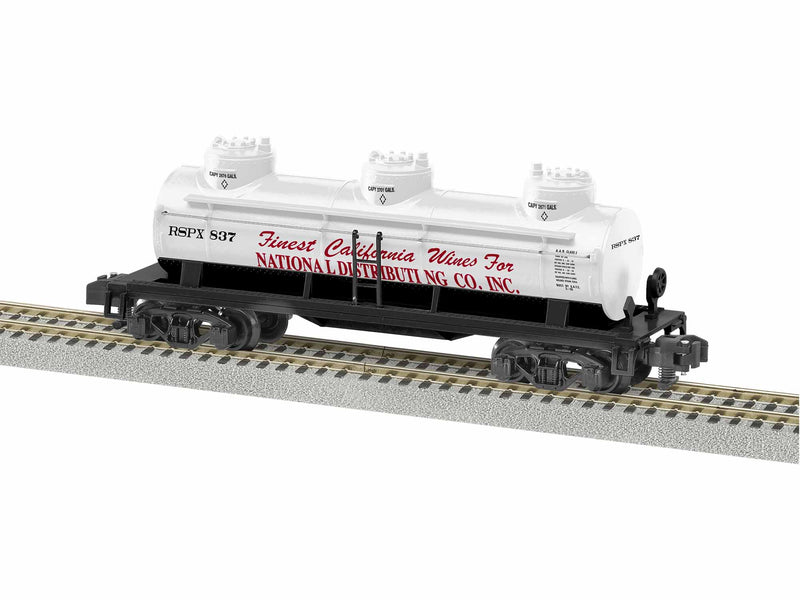 Lionel 1919292 National Distributing 3 Dome Tankcar