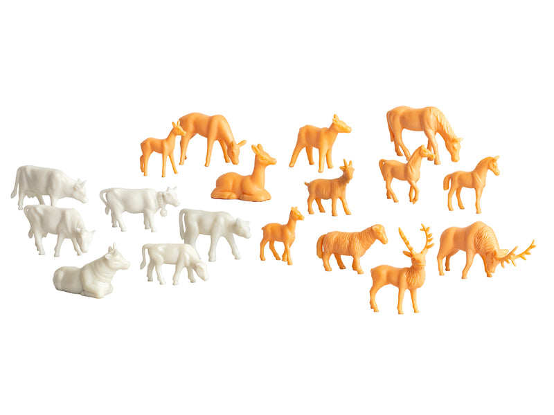 Lionel 1930310 Unpainted Animals 36-Pack, O Gauge