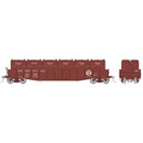Rapido 194003 HO G22b Gondola w/containers: PRR - Circle Keystone (AB brakes): 6-Pack