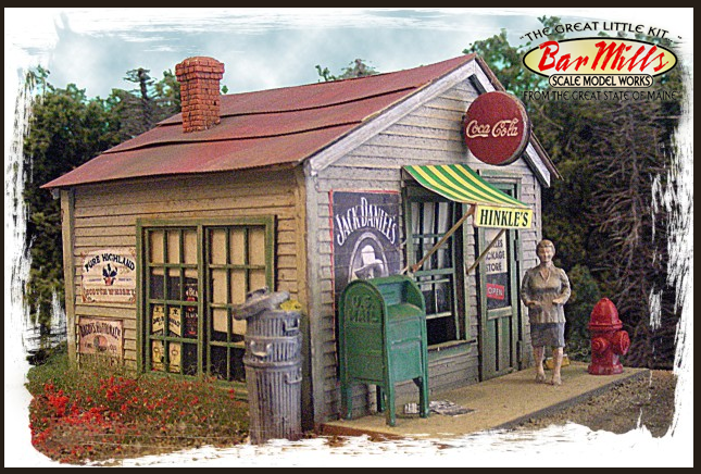 Bar Mills 194 Hinkle's Package Store, O Scale