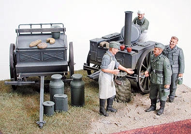 Tamiya 35247 GERMAN FIELD KITCHEN SCENERY, 1:35 Scale